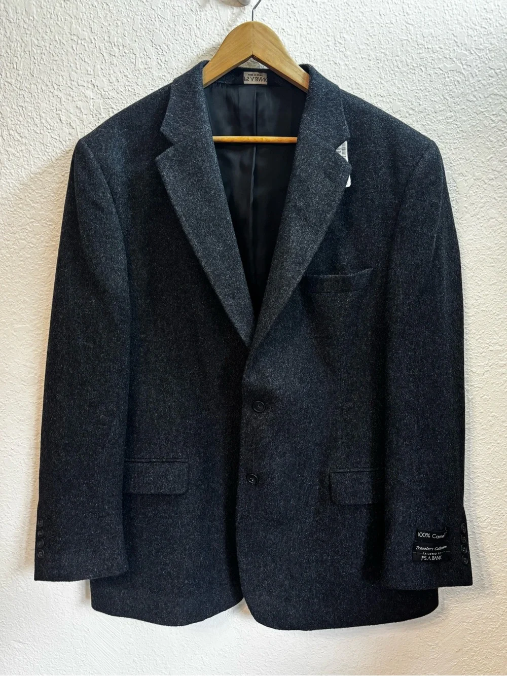 Jos. A Bank 100% Camel Hair Sport Jacket 46R NWT